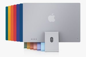  איימק Apple 24″ iMac Retina 4.5K , M1 chip , 16GB, 512GB SSD, Silver w/ Magic keyboard + TouchID and Numeric