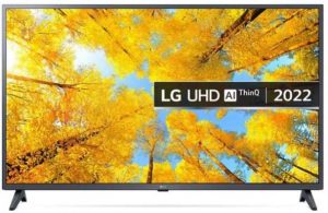  טלוויזיה LG UHD בגודל 55 אינץ’ חכמה UQ7500 Special Edition ברזולוציית 4K דגם: 55UQ75006LG בהוראת קבע