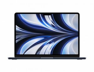  מקבוק אייר Apple MacBook Air 13″ MLY43LL/A M2 8C CPU 10C GPU, 8GB, 512GB SSD, Midnight, US Layout – Mid 2022 בהוראת קבע
